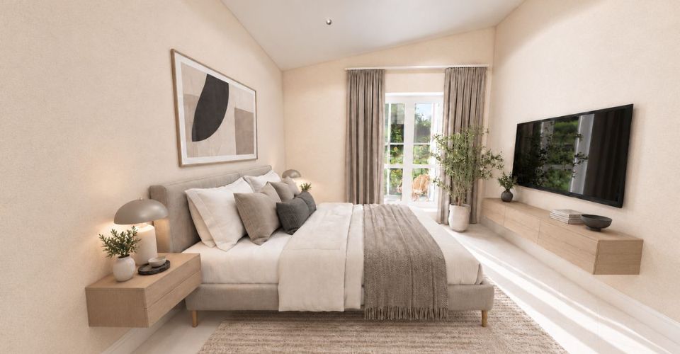 Villa NEUVE 4,5 p. de 131 m² - jardin, terrasse et vue Dents-du-Midi - Muraz - Maison contiguë 4.5 pièces - image - 4