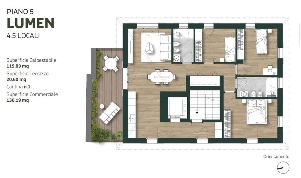 Neubau-Penthouse 4,5 Zimmer mit großem Terrassenbereich -  Bild 9