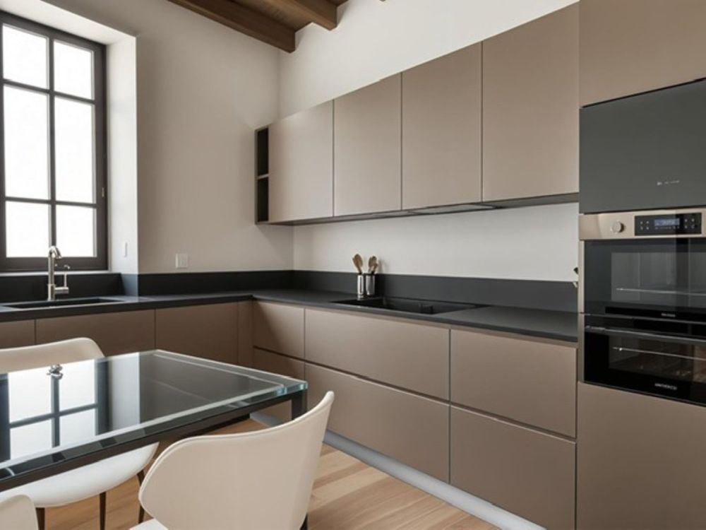 Ampia casa unifamiliare di nucleo in fase finale di ristrutturazione - Rendering Cucina