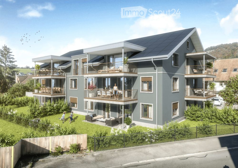 Letzte Wohneinheit - 4.5 - Zimmerwohnung 1. OG. - Neubau in Heimberg -  Bild 1