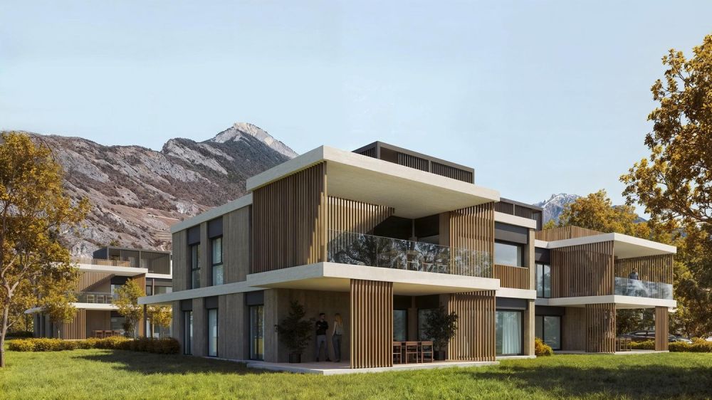 Rez-de-chaussée 5,5 pces avec grande terrasse et spacieux jardin - Appartement terrasse, 5.5 pièces, 153.00 m2