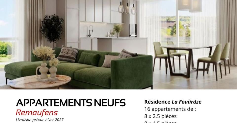 Appartements neufs 2.5 pièces à Remaufens (Veveyse) - PPE La Fouârdze - Appartement 2.5 pièces - image - 1