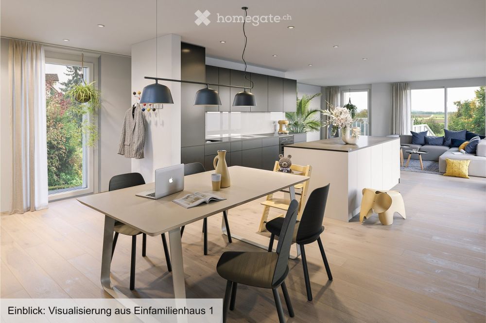 Neubauprojekt: 4.5-Zimmer Einfamilienhaus mit Garten, ruhige Lage - Bild 1