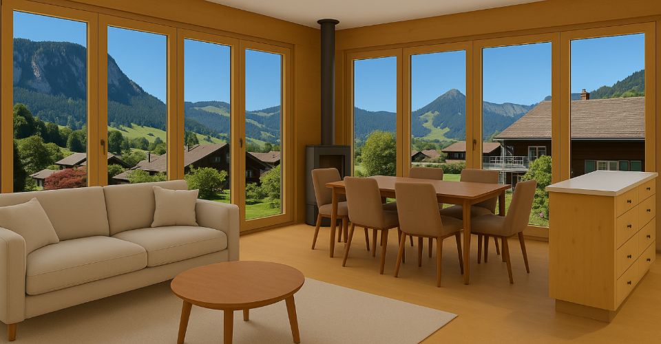 Appartement de standing dans un chalet neuf et exclusif - LOT 2 : Le parfait refuge alpin - Appartement 2.5 pièces - image - 5