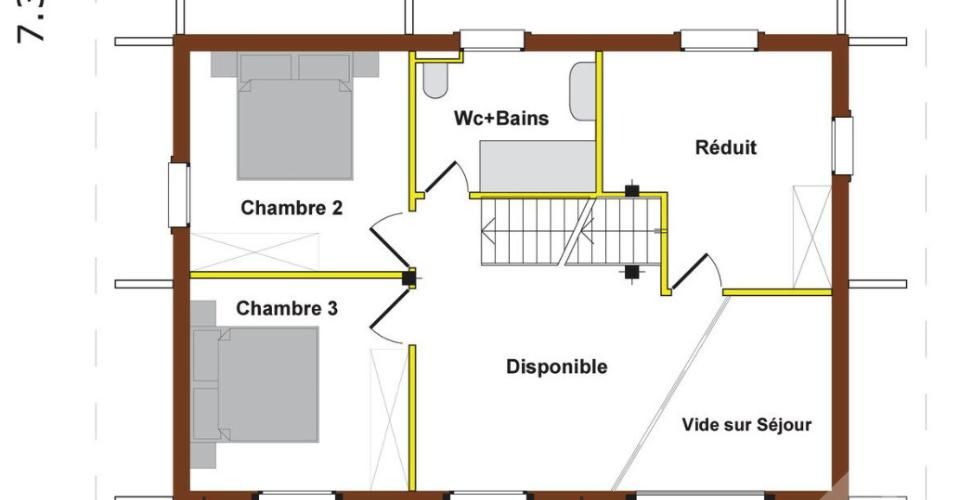 Projet de construction d'un chalet en pleine nature ! - Chalet 4.5 pièces - image - 2