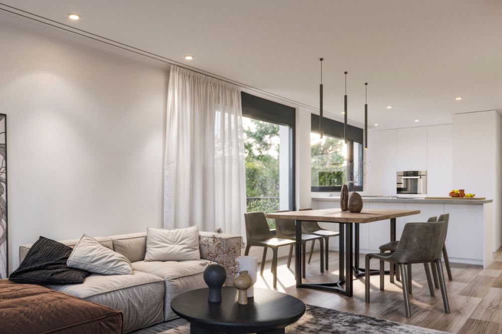 Neubauprojekt Bündtenstrasse mit vier 5.5-Zimmer-Reihenhäuser (Haus 3) - Visualisierung