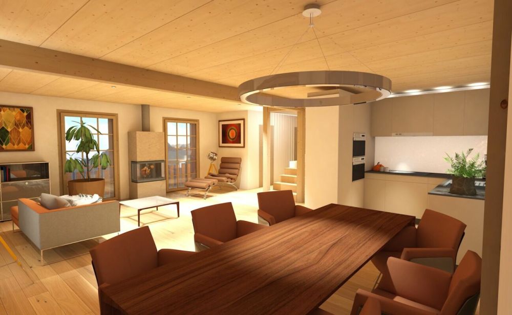 Modernes Chalet mit nachhaltiger Bauweise und Bergpanorama -  Bild 6