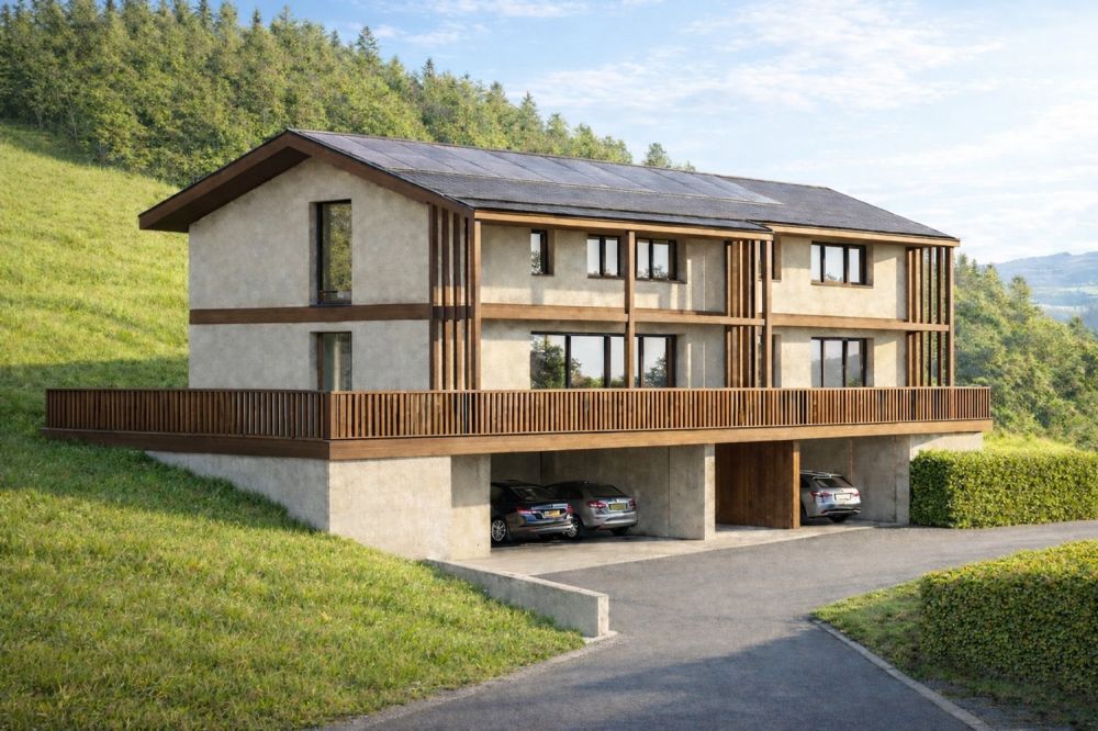 NOUVELLE PROMOTION - Maison mitoyenne moderne de 4.5 pièces à Sion -  Bild 1