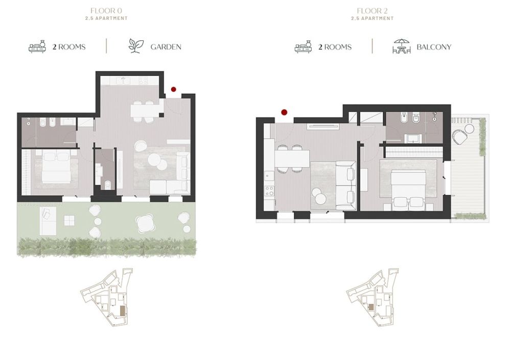 Modern 2.5-Room Apartment in New Minergie Building - Stabio - Bild 7