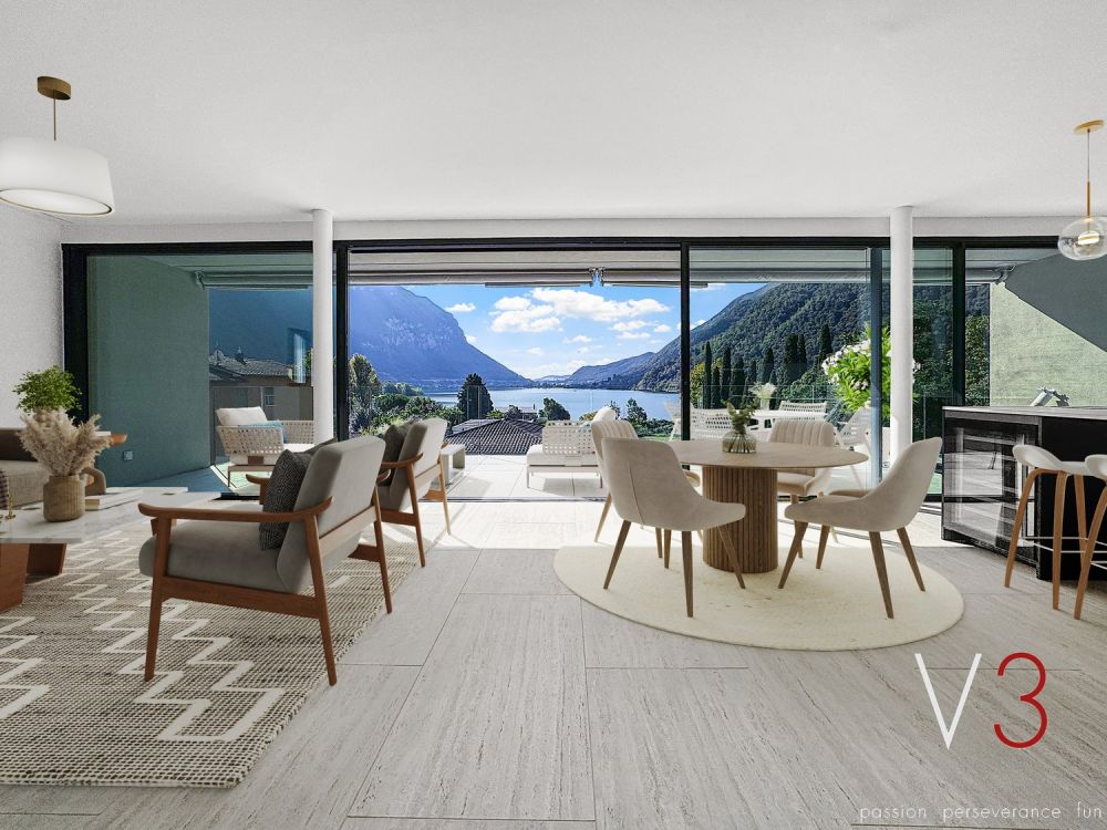 Elegante 4.5 locali al primo piano con terrazza e parziale vista lago - Bild 7