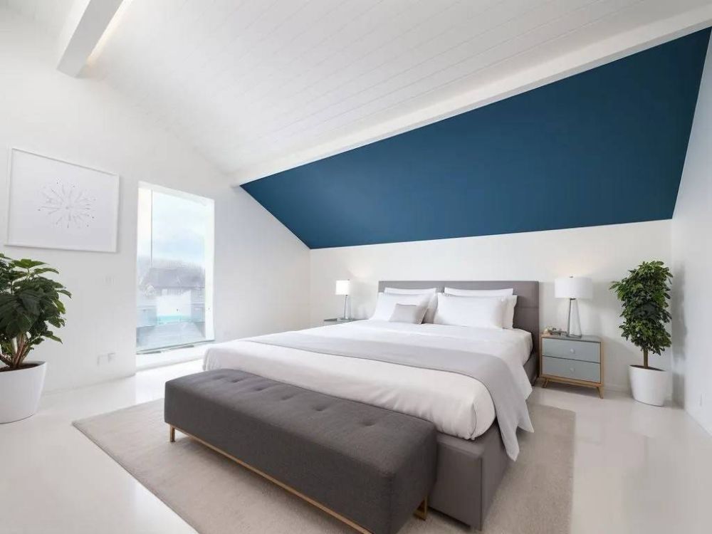 Attique neuf de 4,5 pièces avec balcon - chambre