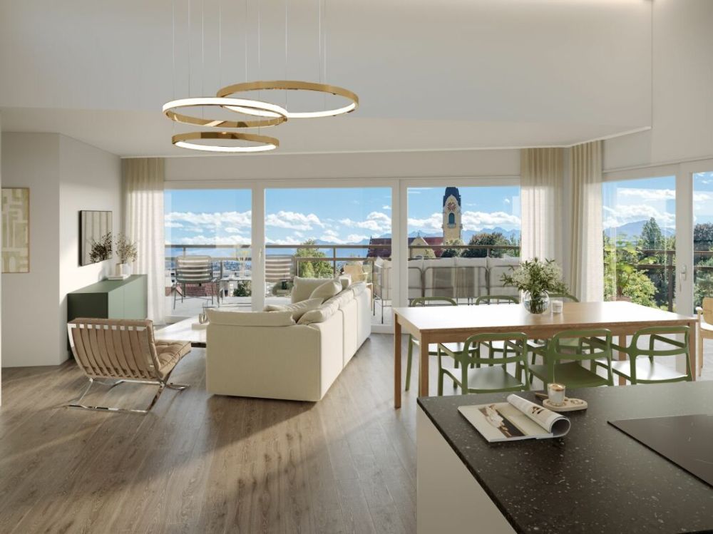 Neubau-Attikawohnung mit grosszügiger Terrasse -  Bild 2