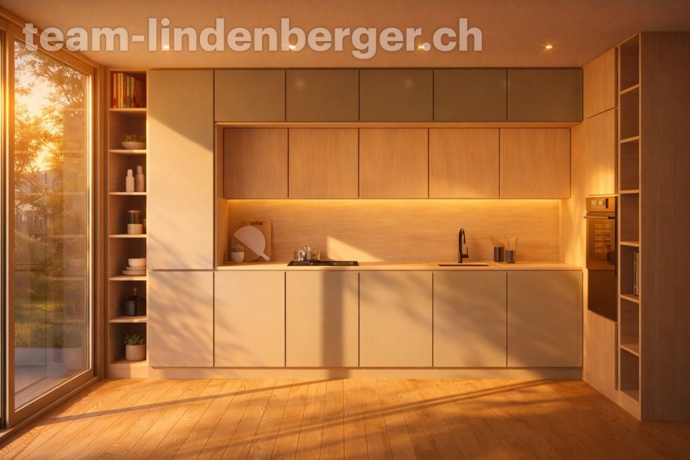 Neubauprojekt 2 Einfamilienhäuser - Visualisierung Küche