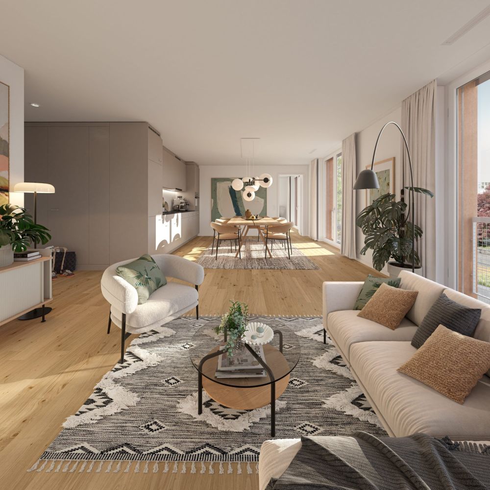 Moderne 2.5 Zimmer-Wohnung im neuen Flawa-Areal -  Bild 1