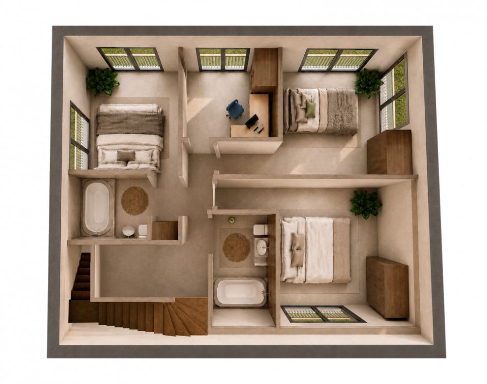 NEU - 95 m2 Terrassen und Dachgarten für diese 4,5-Zimmer-Villa mit 344 m2 Nutzfläche -  Bild 5