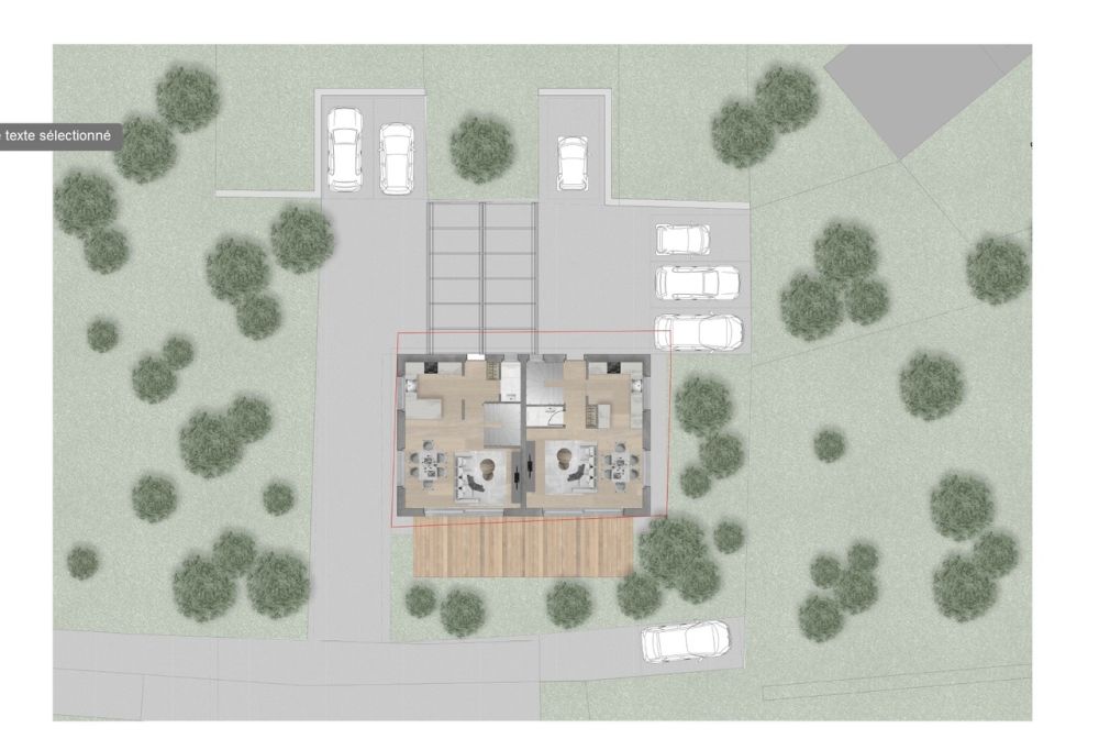 Promotion "Les colombes" Reihenhaus in Choëx sur Monthey - Rez