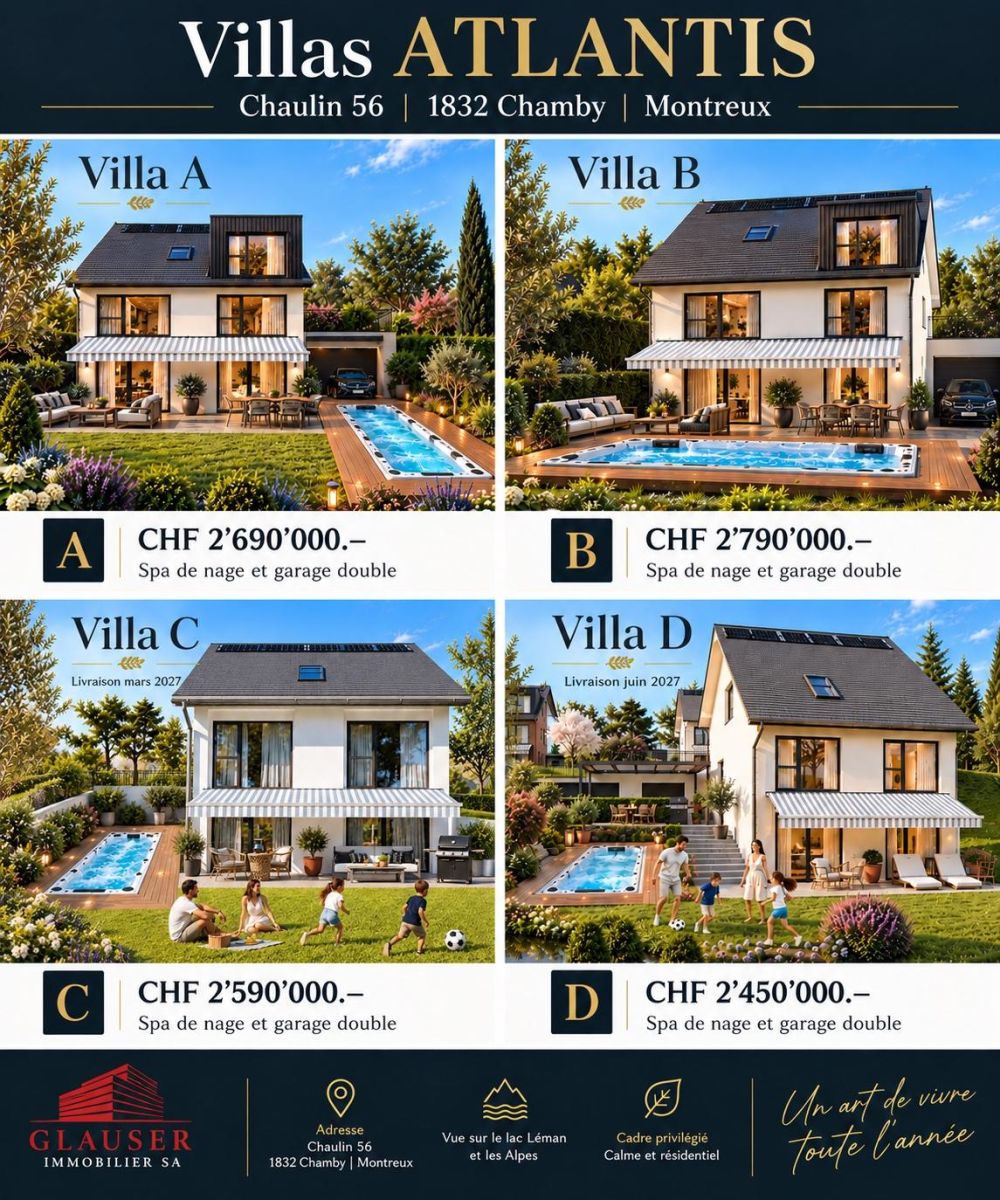ATLANTIS | 4 villas individuelles d'exception | Chamby-Montreux -  Bild 10