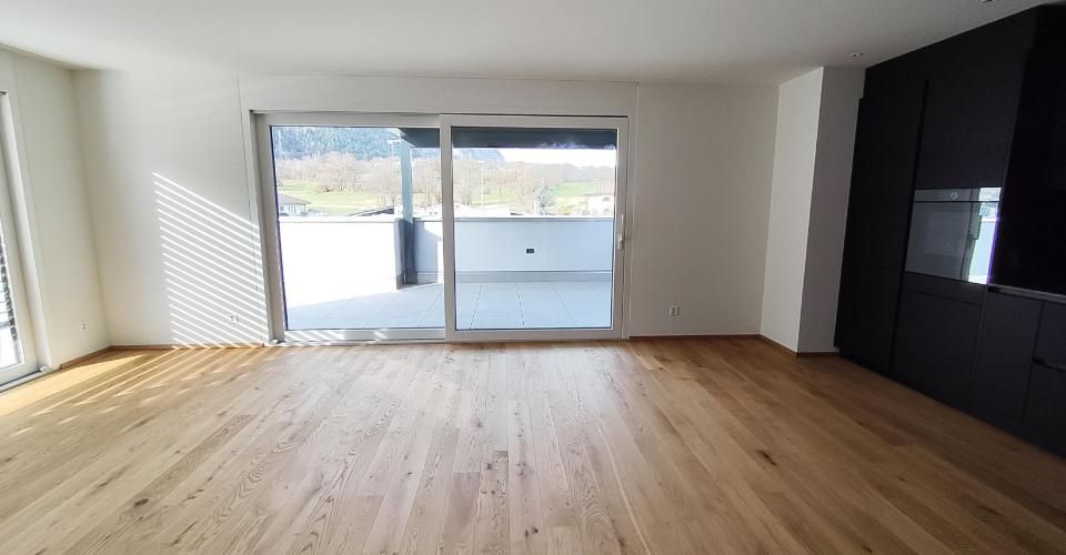 Attique d"exception à deux pas du golf de Susten - Appartement terrasse 3.5 pièces - image - 2