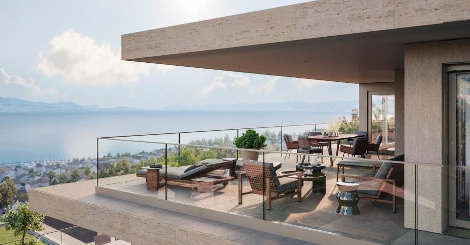 LUTRY – Adresse d"exception : 5 pièces avec vue plongeante sur le Léman - Appartement 5 pièces - image - 1
