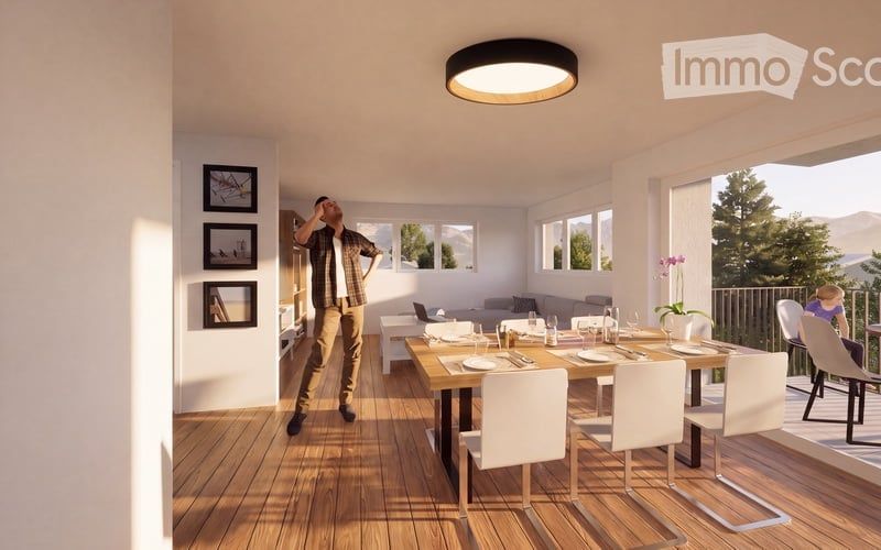 Neue 3.5-Zimmer-Wohnung mit Aussicht und Balkon in Réchy -  Bild 4