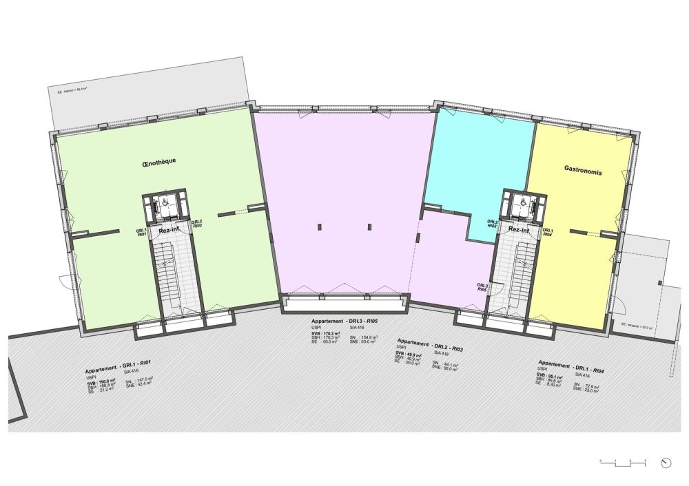 Promotion - Les Echères - 2307-ECHE-EXE-9504 Rez-Infe?rieur