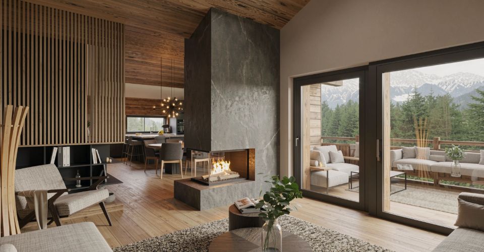Au Centre de Crans-Montana, Chalet de 6,5 pièces de haut stantding - Chalet 6.5 pièces - image - 2