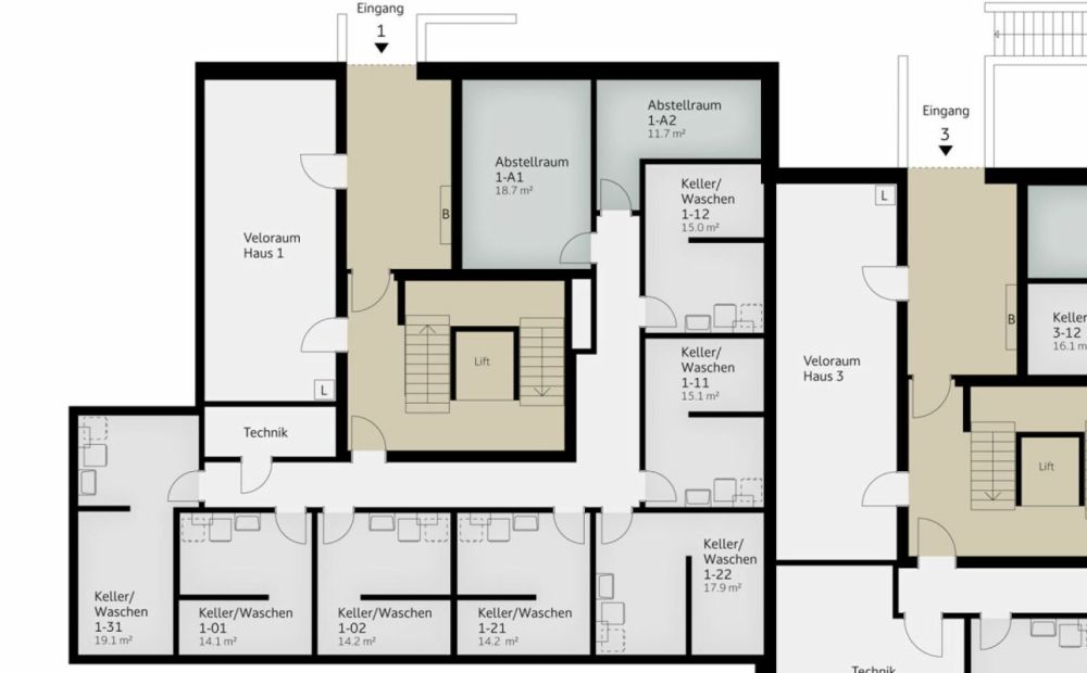 133 m² | 4.5-Zi.-Wohnung | 2. OG - Visualisierungen