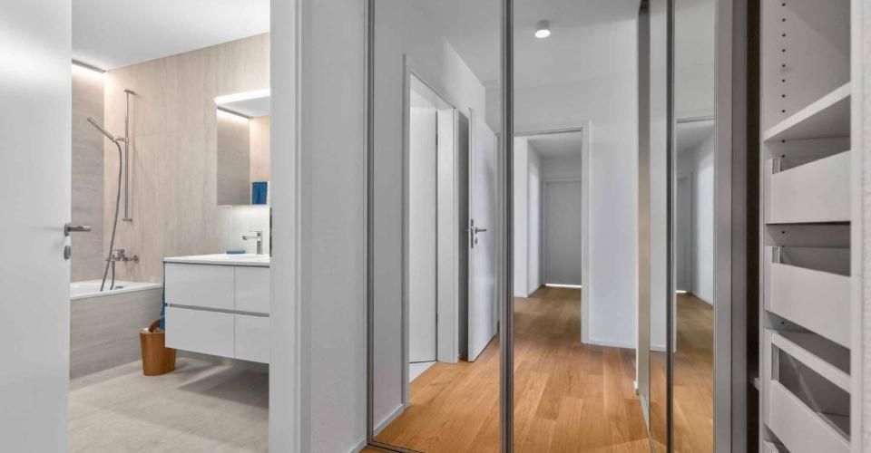 Appartement neuf en angle de 5.5 pièces avec terrasse de 200m² - Vue lac Léman - Appartement 5.5 pièces - image - 8