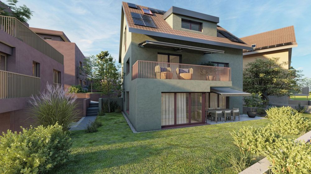 Modernes 6,5-Zimmer Haus mit Garten in Lengnau kaufen -  Bild 1