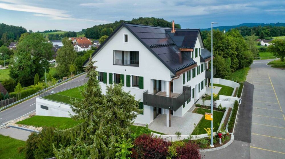 Neubau "BAHNHÖFLI" in Hauptwil - Ansicht Westen