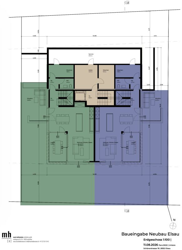 Elsau Casa Weitblick - Garten Eckhaus rechts -  Bild 11