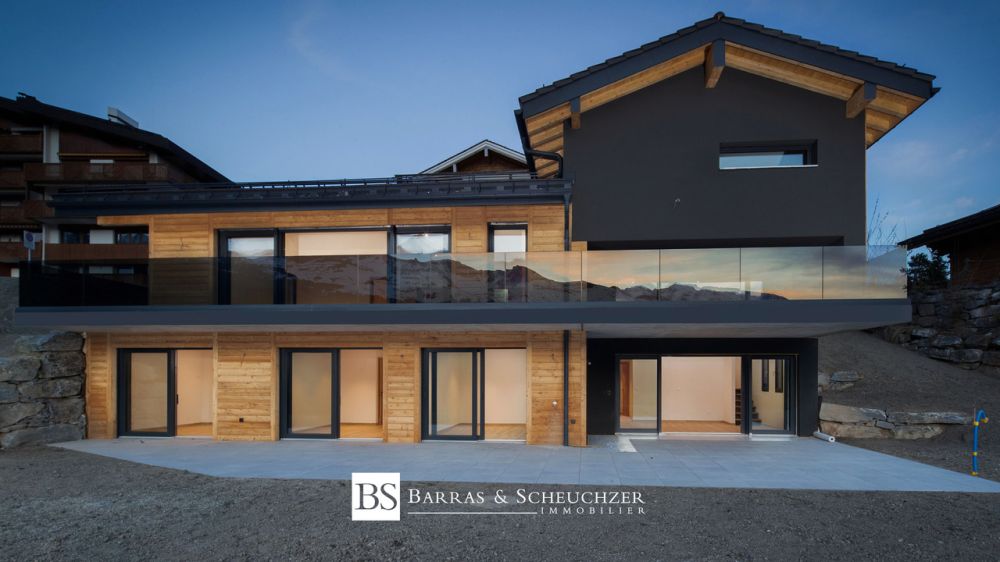 Neues Chalet in einer Wohnresidenz mit außergewöhnlicher Lage - Façade Ouest