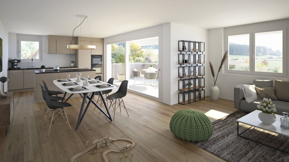 Grosszügige 5.5-Zimmer-Wohnung im 1. OG in Madetswil - Bild 2