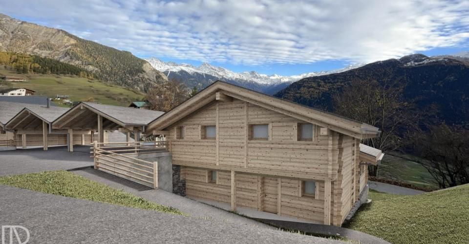 Proche Verbier LE LEVRON Chalet 3 étages 6.5 pièces - Chalet 6.5 pièces - image - 5