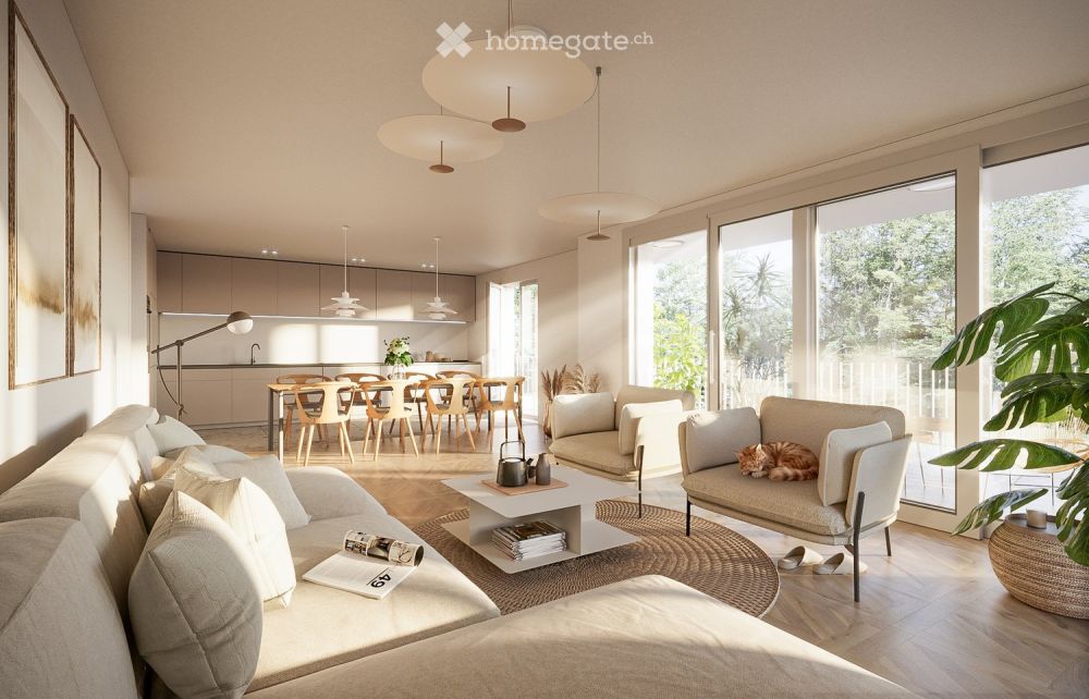 Moderner Neubau: 3.5 Zimmer, nur 7 Parteien, EGYM-Fitness und Wellness im Haus -  Bild 4