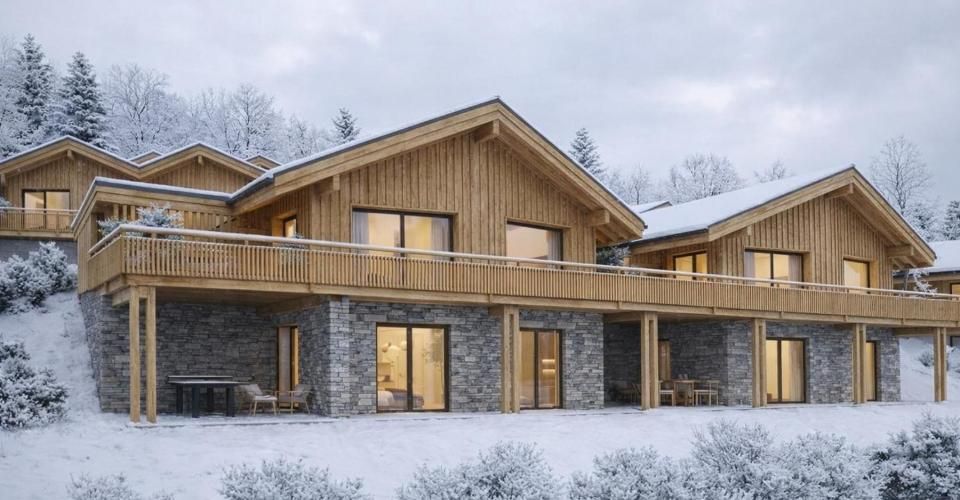 Entre plaine et montagne magnifique chalet neuf proche de Crans-Montana avec vue imprenable sur les 4000 valaisans - Chalet 4.5 pièces - image - 3