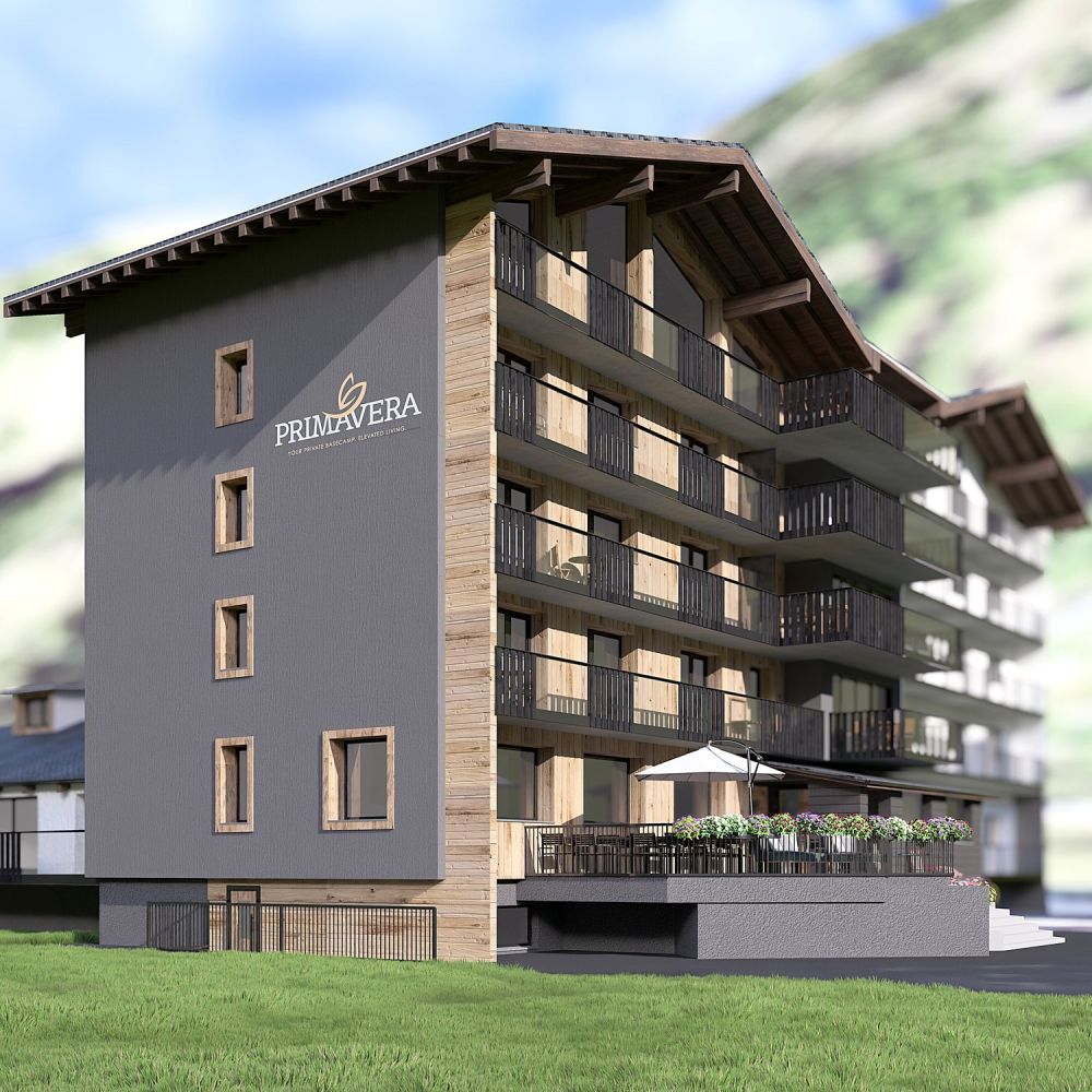 Bewirtschaftete 4.5-Zimmer-Maisonette-Zweitwohnung inkl. Disporaum in Saas-Grund – Neubau 2026 -  Bild 1