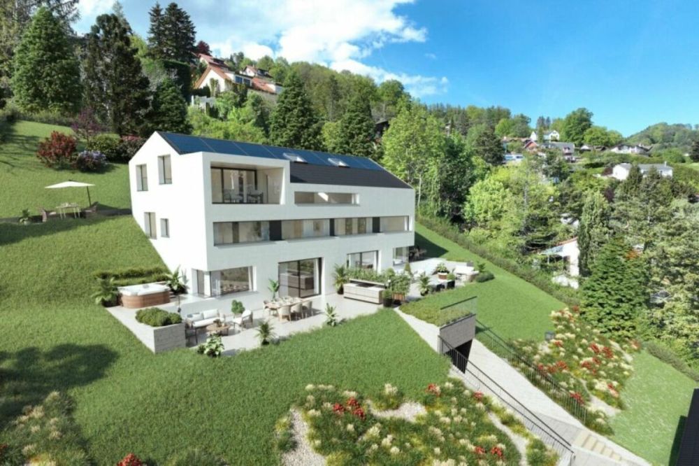 Duplex neuf avec terrasse et vue panoramique sur le Léman -  Bild 2