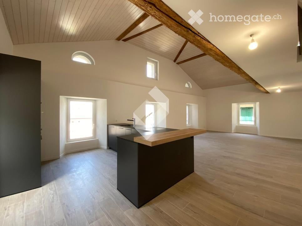 Duplex en attique 4.5 pièces, 148 m² - charpente apparente, vue panoramique — Vionnaz (VS) -  Bild 5