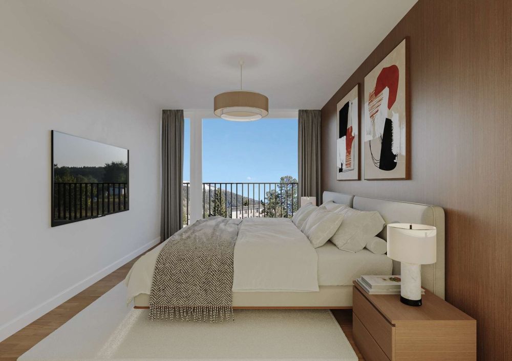 Luxuriöse Neubau Attikawohnung an zentraler Lage - Wohnung 201_Schlafzimmer