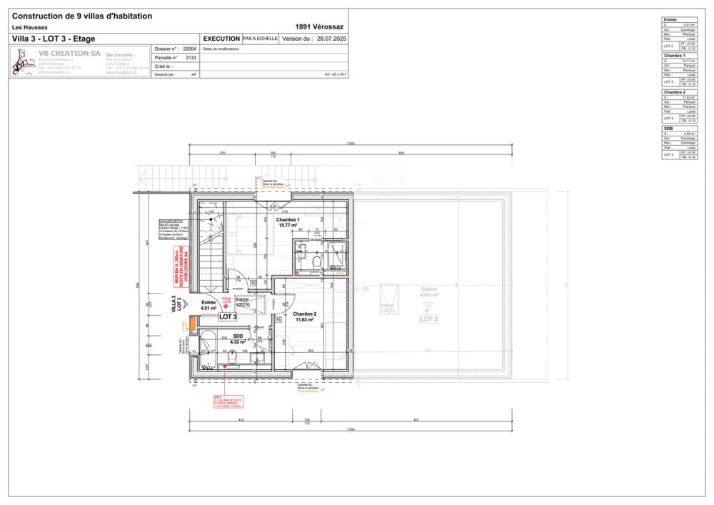 Schönes Chalet-Villa mit 3,5 Zimmern in Vérossaz -  Bild 5