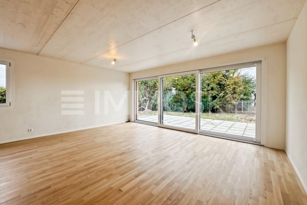 Rare à Echichens: Maison jumelle neuve aux portes de Morges - Séjour moderne