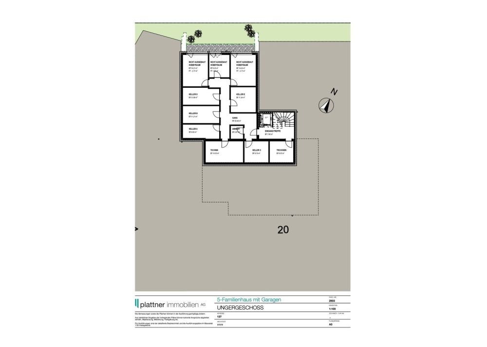 3.5 Zimmer Attika-Wohnung mit 140m2 Terrasse -  Bild 9