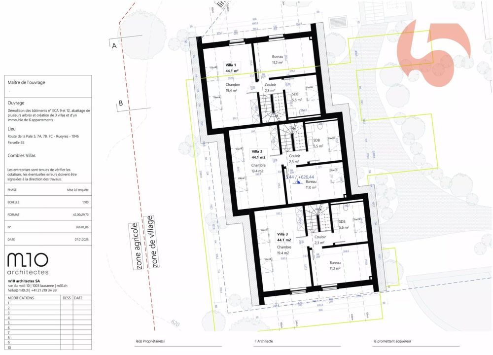 Nouveau : variante petit sous-sol - Villas contiguës 6,5 pcs, 1 km du LEB - Bild 6