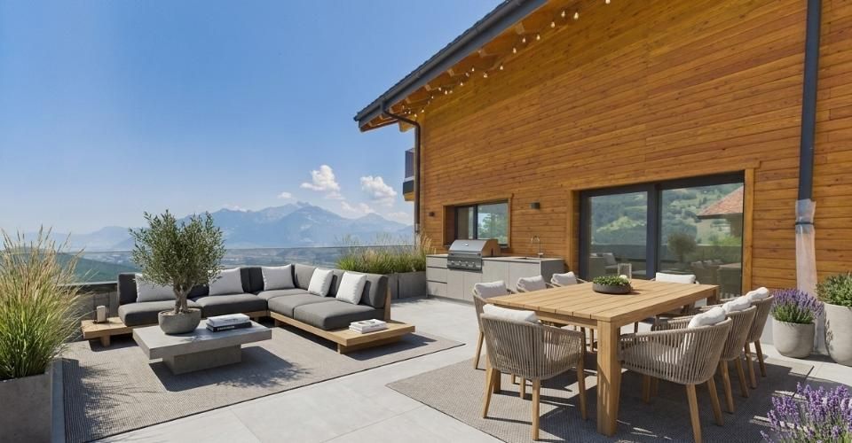 Chalet neuf maison B à Choëx – 4.5 pièces, grande terrasse - Maison 4.5 pièces - image - 5