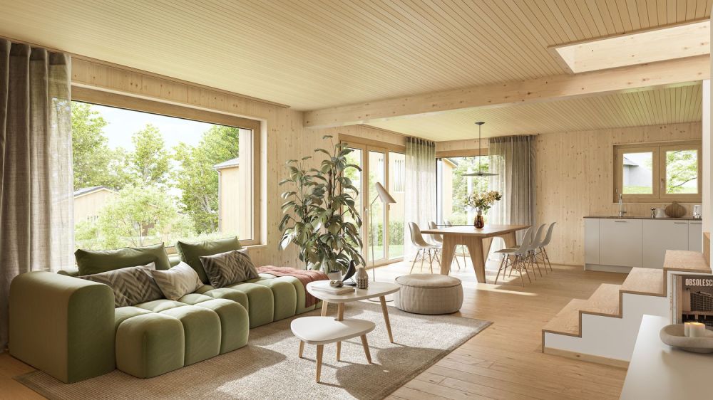 Projekt Immobilien Pré Paroz - Ihr Traumhaus aus regionalem Holz! -  Bild 2