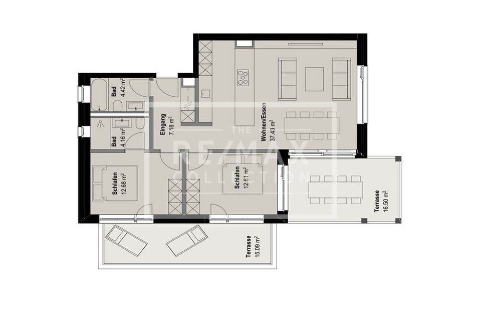 3½-Zimmer-Wohnung Neubau Ganschiersch - ERSTWOHNUNG -  Bild 7