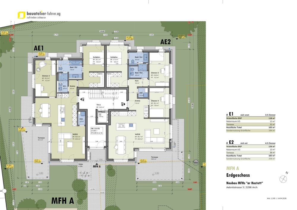 NEU NEU NEU ! ; - 3.5 Zimmer-Dachgeschosswohnung in Arch ... -  Bild 4