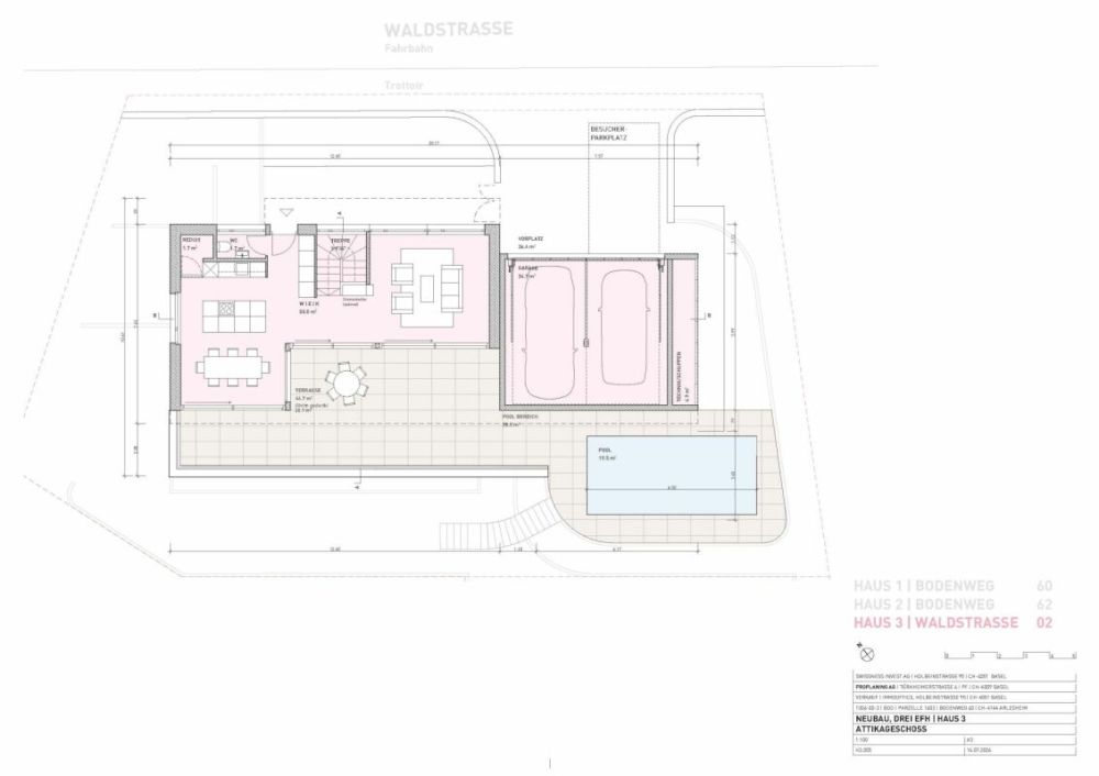 Wohnen mit Weitblick und in Einklang mit Natur!- Einfamilienhaus an begehrter Wohnlage - Attikageschoss, Haus 3