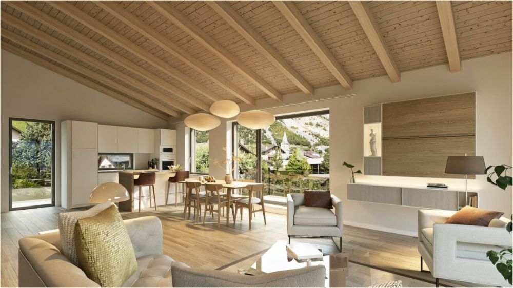 B - Les Coteaux de l'Arche - 4.5 pces dans immeuble de 2 appartements -  Bild 8